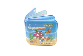 Іграшка-книжка для ванни з пискавкою 4+ Baby team Різні кольори