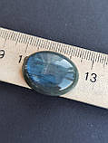 Лабрадор овал камінь без оправи. Кабошон натуральний лабрадор 25*19*8 мм. Індія., фото 5