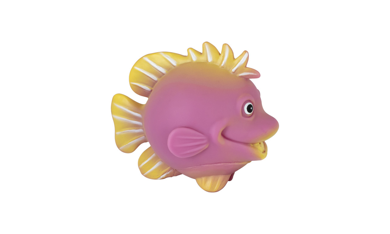 Іграшка-фігурка "Тропічні рибки" 6+ Baby team Жовтий з фіолетовим, фото 1