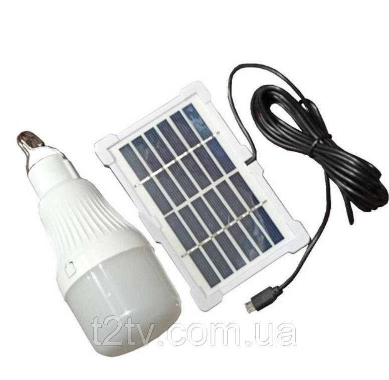 Кемпінгова лампа з сонячною панеллю CcLamp CL-022 9115, фото 1