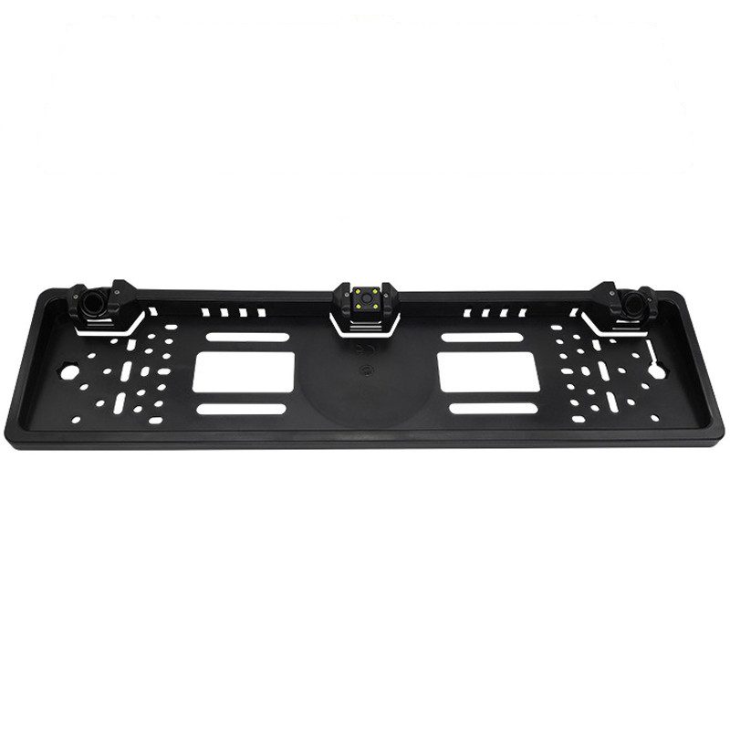 Камера заднього виду з установкою в рамку номерного знака CCD 928*520 4 LED + парктронік