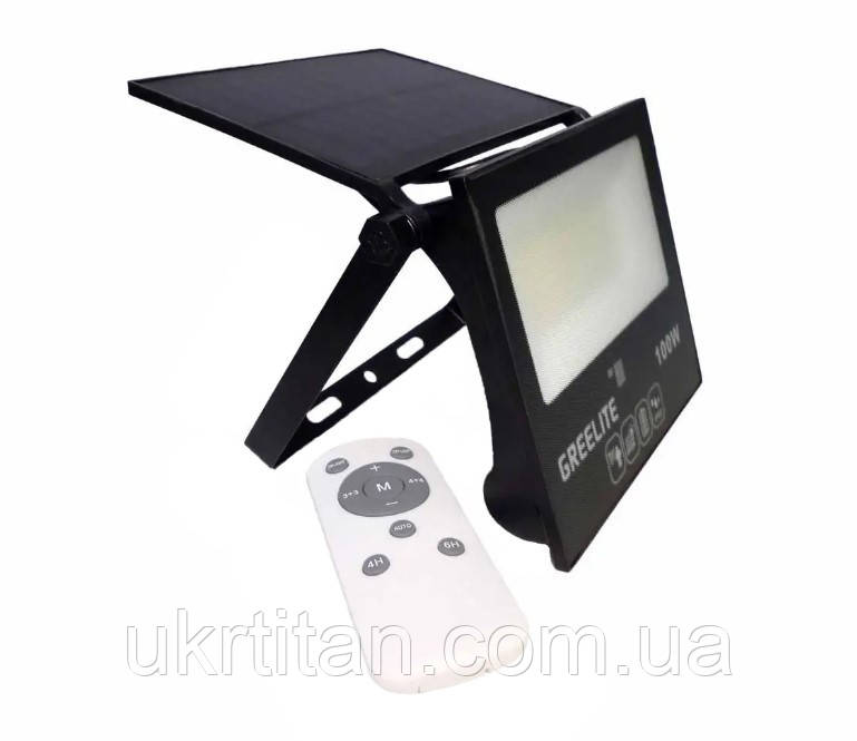 Оригінал! Ліхтар вуличний на стовп JX-010 100 W 9022, із сонячною панеллю - Вища Якість!, фото 1