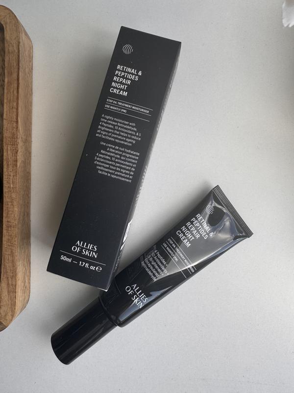 Нічний антивіковий крем з ретинолом Allies of Skin Retinal & Peptides Repair Night Cream (50 ml)