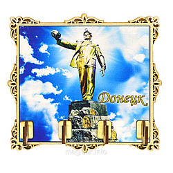 Дерев'яна ключниця "Донецьк: Пам'ятник: Слава шахтарській праці"
