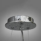 Сучасна кришталева люстра Гліцинія на 8 ламп G9 колір каркасу хром D-719-600CH, фото 2