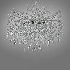 Сучасна кришталева люстра Гліцинія на 8 ламп G9 колір каркасу хром D-719-600CH, фото 4