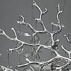 Сучасна кришталева люстра Гліцинія на 8 ламп G9 колір каркасу хром D-719-600CH, фото 6