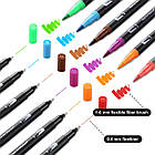 Маркери для малювання акварельні 60 штук, Маркери набір для скетчингу, Фломастери для малювання в сумці, фото 7