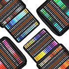 Маркери для малювання акварельні 60 штук, Маркери набір для скетчингу, Фломастери для малювання в сумці, фото 9