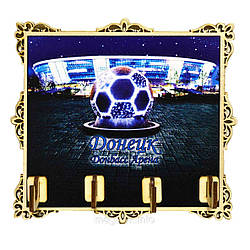 Дерев'яна ключниця "Донецьк: Донбас Арена з м'ячем вночі"