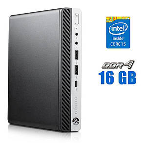 Неттоп HP EliteDesk 800 G5 USFF/ Core i5-9400T/ 16 GB RAM/ 120 GB SSD/ UHD 630, фото 1