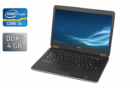Нетбук Б-клас Dell Latitude E7240/ 12.5" (1366x768)/ Core i5-4300U/ 4 GB RAM/ 128 GB SSD/ HD 4400, фото 1