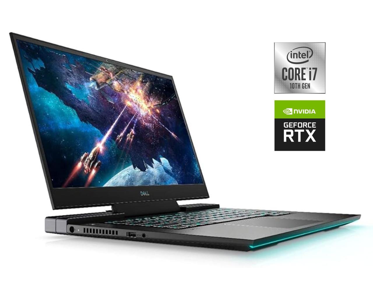Ігровий ноутбук Dell G7 7500/ 15.6" (1920x1080)/ Core i7-10750H/ 16 GB RAM/ 512 GB SSD/ GeForce RTX 2060 6GB