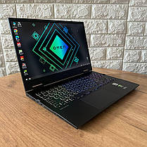 Б/в Ігровий ноутбук HP Omen 15-ek1013dx 15.6" 1920x1080| i7-10750H| 16GB RAM| 512GB SSD| RTX 3070 8GB, фото 4