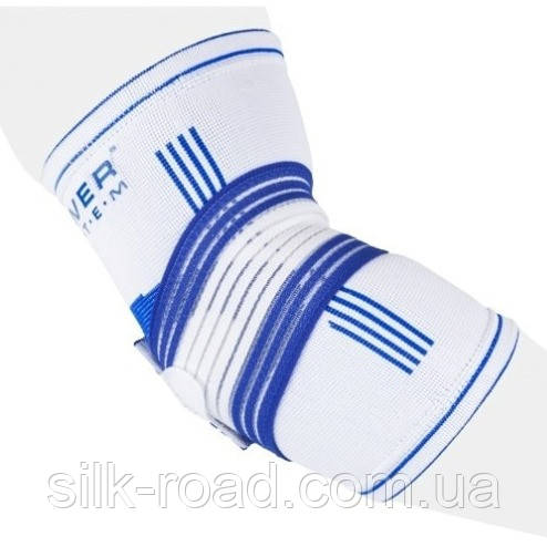 Налокітник Power System PS-6007 Elbow Support Pro White/Blue (1шт.) L/XL