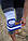 Наколінник Power System PS-6008 Knee Support Pro Blue/White (1шт.) S/M, фото 7