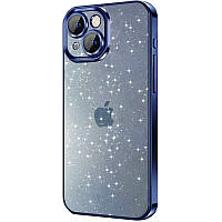 Чохол TPU+PC Glittershine для Apple iPhone 12 (6.1") Dark Blue