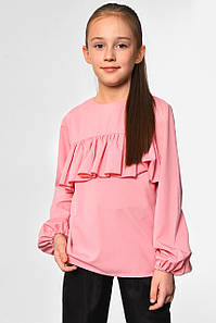Блуза підліткова для дівчинки рожевого кольору р.S 183154P