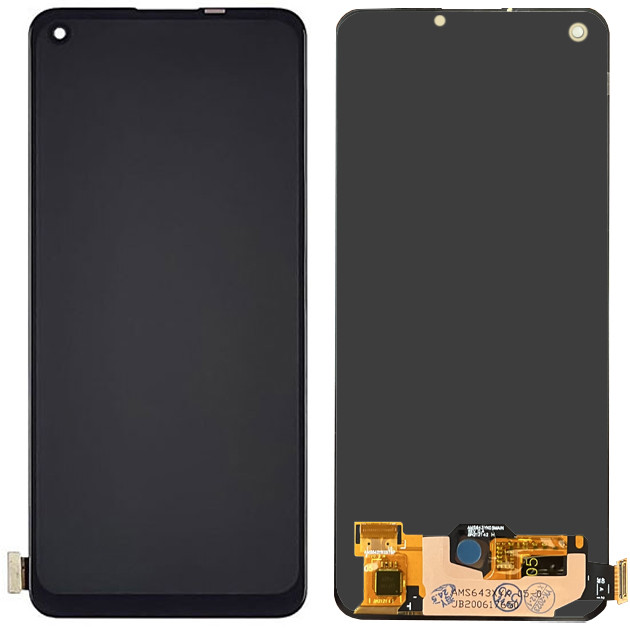 Дисплей OPPO Reno 8 4G (CPH2457)/Reno8 Lite (CPH2343) у складі із сенсором black OLED