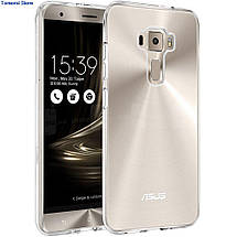 Ультратонкий 0,3 мм чохол для Asus Zenfone 3 (ZE520KL) прозорий, фото 3