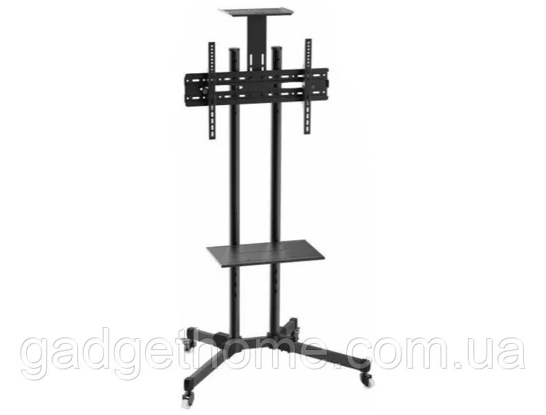 ТОП! Стійка плитка для телевізора TL 1500 8005, чорна - (gHome), фото 1