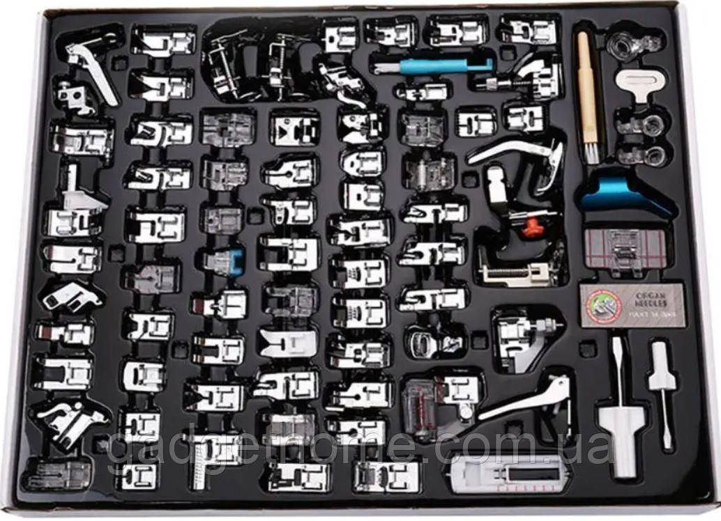 ТОП! Набір лапок для швейних машин Singer Baby Lock Brother Janome, 82 шт. 8771 - (gHome), фото 1