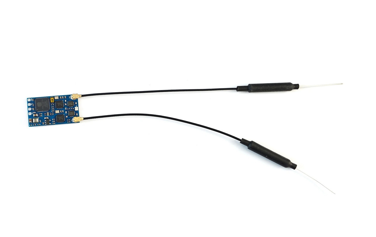 Приймач керування ELRS 2.4GHz MATEK R24-TD True Diversity ESP32-PICO-D4+SX1281 + 2x антени, для FPV дронів