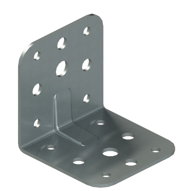 Куточок перфорований посилений (60х60х60х2,5мм) ТМ "KOLCHUGA" (Кольчуга) (40305261)