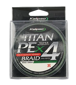 Шнур Kalipso Titan PE X4 MG 100m 0.14mm арт 41060520