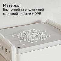 Стелаж з контейнерами Lumpurini Alessio, книжковою полицею Монтессорі. Шафа органайзер для іграшок та книжок, фото 9