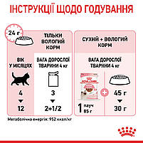 Вологий корм для кошенят (шматочки у соусі) ROYAL CANIN KITTEN IN GRAVY 0.085 кг, у паучах, 0.085 кг, фото 8