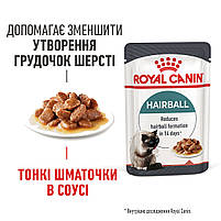 Вологий корм для дорослих котів ROYAL CANIN HAIRBALL CARE 0.085 кг, 0.085 кг, фото 3