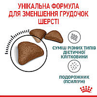 Корм для котів ROYAL CANIN HAIRBALL CARE 2.0 кг, рекомендований для виведення грудок шерсті, фото 6