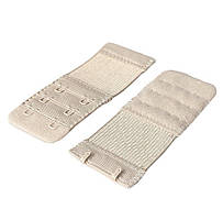 Подовжувач для бюстгальтера 3,8х9,5 см 2 гачка беж