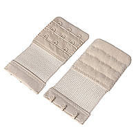 Подовжувач для бюстгальтера 5х9,5 см 3 гачка беж