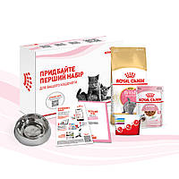 Перший набір для кошенят ROYAL CANIN KITTEN BRITISH SHORTHAIR 0.4 кг + вологий корм 0.085 кг, 0.485 кг