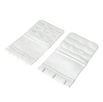 Подовжувач для бюстгальтера 5,5х9,5 см 3 гачка білий