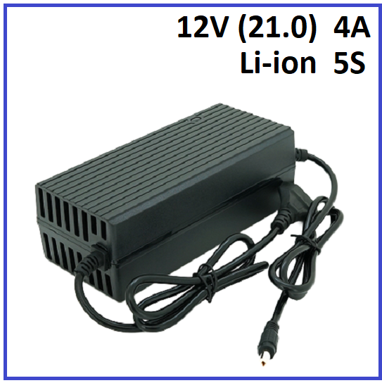 Зарядний пристрій для акумуляторів Li-ion 12V (21.0) 5S до 4A штекер 5.5х2.5