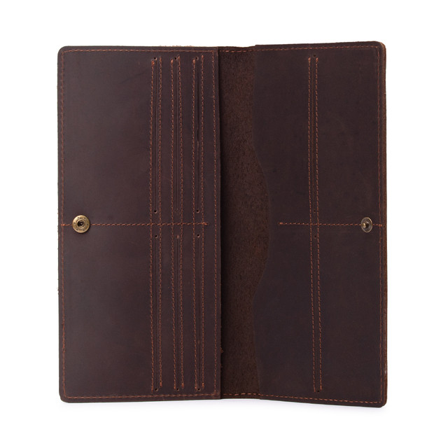 Чоловічий шкіряний гаманець коричневого кольору арт.00152 Чоловічий шкіряний гаманець коричневого кольору арт.00152