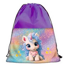 Сумка для взуття Leader "Маленький єдиноріг", 46х32см.