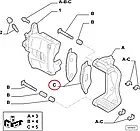 Гальмівні колодки задні на Fiat Ducato 250, Peugeot Boxer 3, Citroen Jumper 3 (2006-2014), 71773149, 425469, фото 3