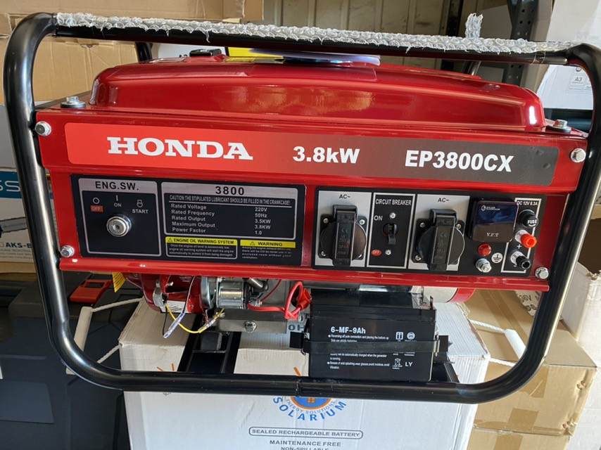Генератор мультипаливний газ бензиновий з електростартером HONDA EP-3800START 3.8 кВт, фото 1