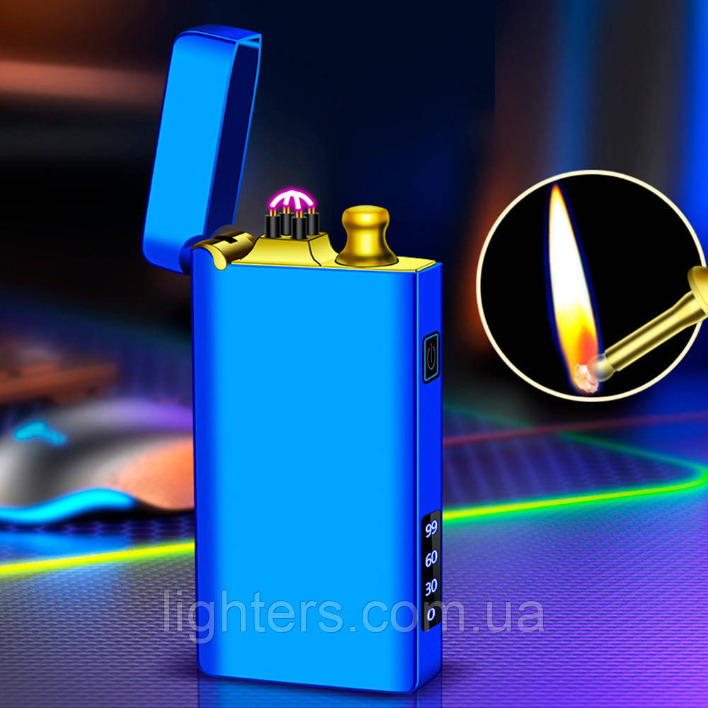 Запальничка usb + бензинова з ліхтариком у подарунковому пакованні LG-765