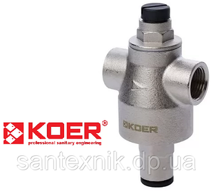 Редуктор тиску Koer KR.1251 1/2 (+статика) під манометр