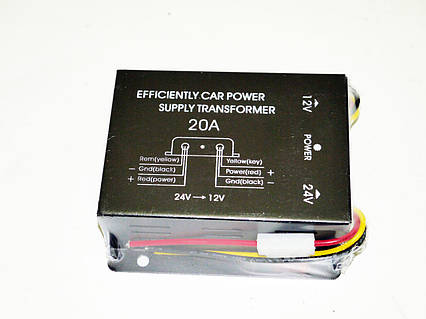 Перетворювач напруги 24-12V 20A, фото 1