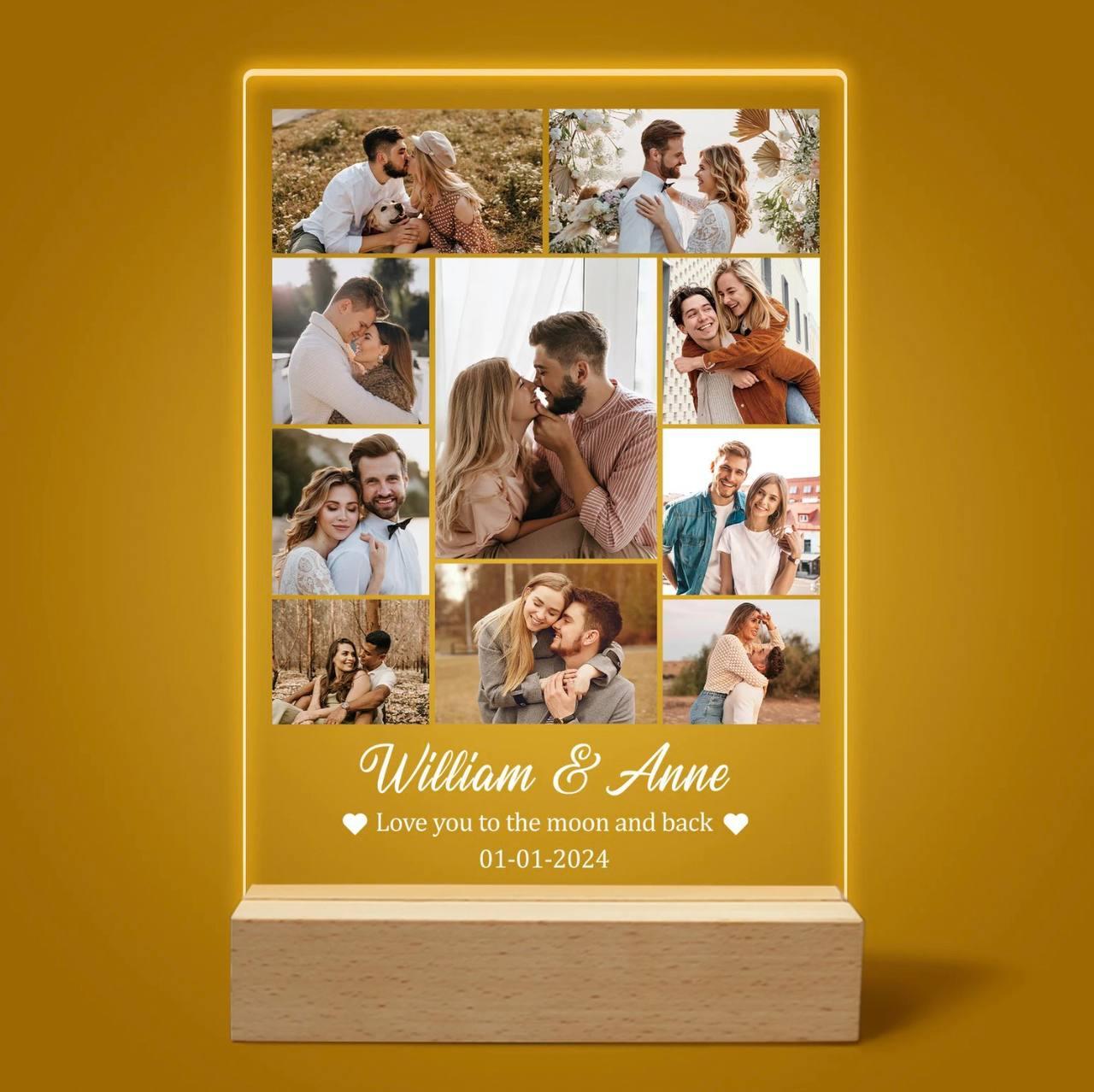 Фотопостер на акрилі з білою підсвіткою, фото 1