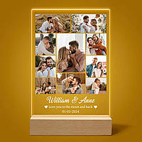 Фотопостер на акрилі з білою підсвіткою