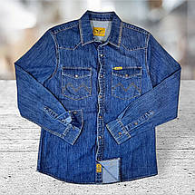 Джинсова сорочка Montana Stonewash 03 — блакитний, фото 6