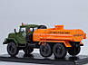 Модель Паливозаправник (бензовоз) АЦ-4.0 (ЗІЛ-131) хакі/помаранчевий | SSM, фото 4