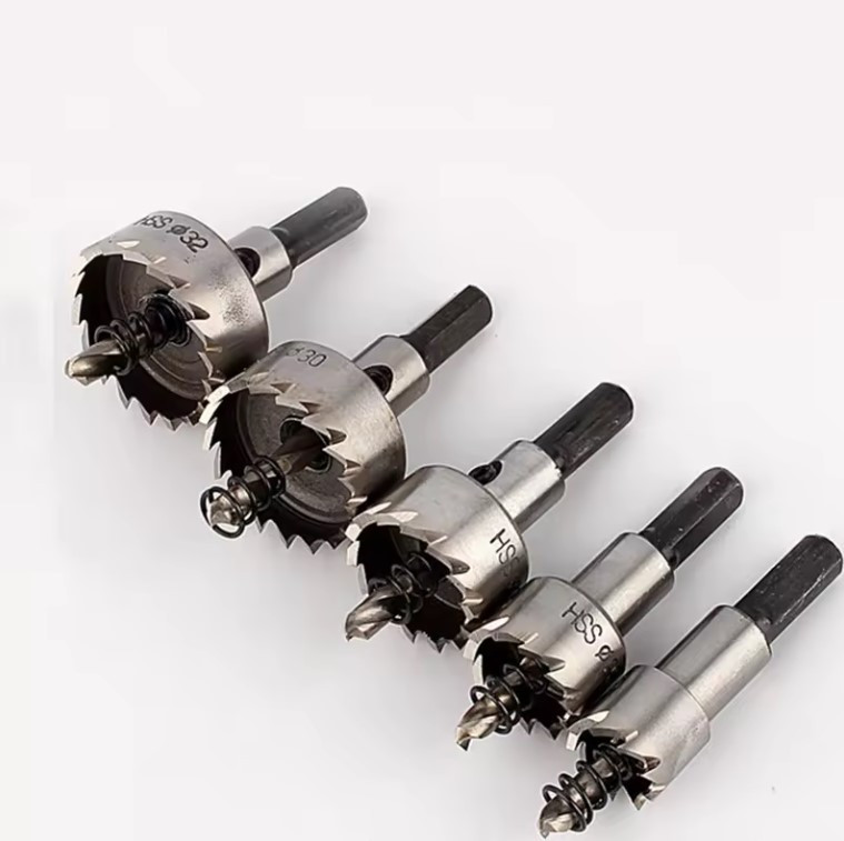 Набір корончастих свердл ZHIXIANG 16-30 мм (5 шт) з HSS, Комплект коронок по металу, дереву, пластику